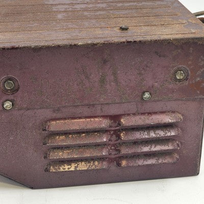 Truetone Car Radio Tube Type 1950 Era Serial A901207 Chrome Face Bakelite Knobs