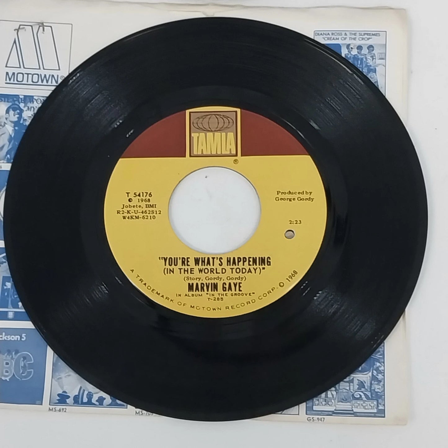 Marvin Gaye 45 RPM Vinyl Lot Motown Grapevine Tamla Singles