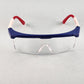 Gateway Strobe VS Traditional Visitor Safety Glasses Telescoping Temples Z87.1+ (Freedom Frame, Clear Lens)