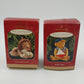 2 Hallmark Keepsake 1997 Christmas Ornaments SAILOR BEAR and Lion & Lamb Vtg