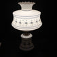 Quoizel Abigail Adams Blue Floral Milk Glass 3 Way Gone With The Wind Lamp Vtg