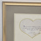 Love Verse Frames To Remember by Dr Dobbins Framed Wall Decor Ornate Gold Heart