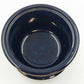 Florentine Italy Footed Pottery Bowl Cobalt Blue Gold Classical 4" Tall x 5.25"d