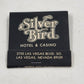 14 Silver Bird Hotel Casino Matchbooks Unstruck Las Vegas Nevada Closed in 1981