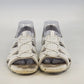 Mudd Angelo Sandals Women 8 White Open Toe Heels Y2K Vtg w Box Vintage