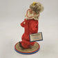 Tommy The Clown 11 Inch Porcelain Doll Blonde Hair with Ceramic Stand