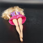 Mattel Barbie I Can Be Babysitter Doll Blonde Stripe Dress Y2K