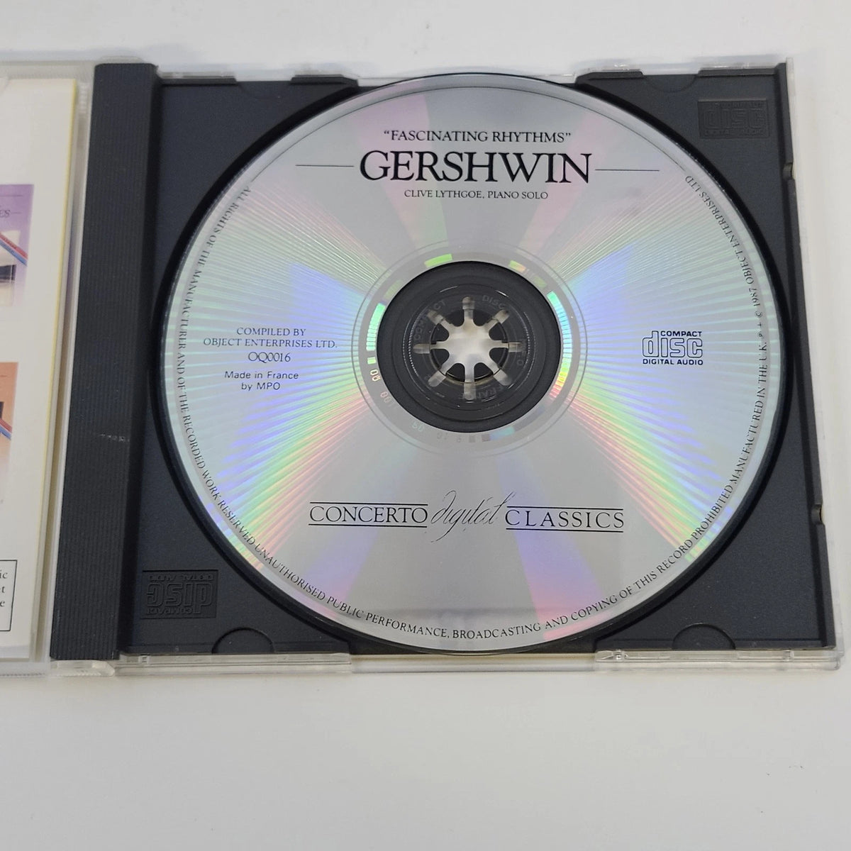 Gershwin 2 CD Plays Gershwin The Piano Rolls Fascinating Rhythms Classical Jazz
