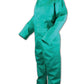 Proban FR-7A Flame Resistant Welding Coveralls Green Medium Zipper & Snap Front