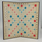Scrabble Game Board Only 1948 Maroon Back Replacement Board 14" x 14" USA Vtg