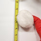 Christmas Stuffins Sitting Santa Claus Plush 15" Nylon Candy Cane 1993 Indonesia