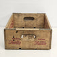 Vintage Pepsi Cola Wooden Soda Crate Bottle Carrier Rustic Decor