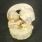 Artmark Teddy Bear Rainbow Porcelain Rotating Music Box Over the Rainbow 5.5"