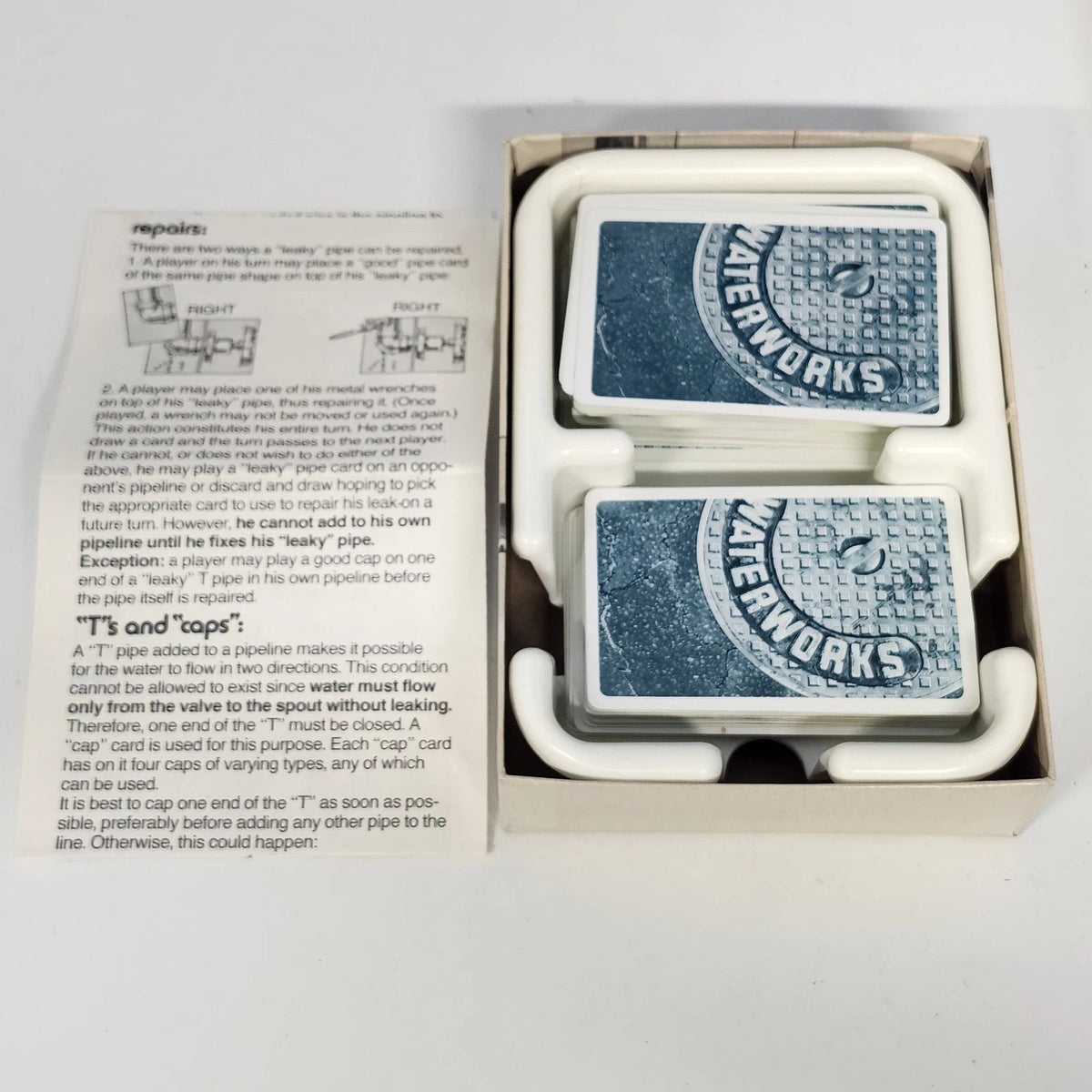 Parker Brothers Waterworks Leaky Pipe Card Game No 770 Boxed Vintage 1976