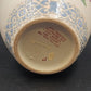 Large Chinoiserie Macau Ginger Jar – Hand Painted Blue & Pink Floral – 10"x7.25"