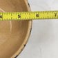 RRP Yellow Ware Dough Bowl Serving Farmhouse Blue Sponge Stoneware 5.5"