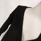 DIP Black Super Soft Long Button Front Black Cardigan Women Size Small