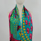 Robin Ruth Holland Tulip Wind Mill Wood Shoe Rectangle Scarf 64" 100% Polyester
