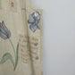 Sweet Jessie Linen Maxi Dress Large Yellow Floral Botanical Sleeveless Petite