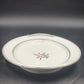 Noritake Crest Oval Serving Platter 5421 Lily the Valley 13" Platinum Trim Vtg