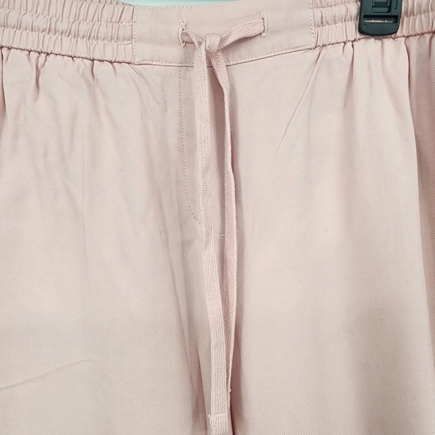 Talbots Petites Medium Pink Drawstring Pants Pull On Jogger Lounge Womens