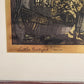 Lionel Barrymore Talio Chrome Framed Venice Prints Set of 4 Signed
