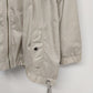 Eddie Bauer Jacket Lightweight Beige Women's XXL Hooded 3/4 Sleeve Zip Front