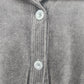 White Stag Women’s XL 16-18 Black Velour Jacket Button Front Wide Collar