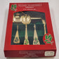 Classic Traditions Goldtone Hollyberry 4pc Serving Set w/ Box