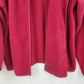 Koret Women's Large Red Fleece Jacket Full Zip Pockets Polyester Macau Vintage