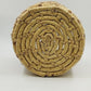 Woven Maize Corn Husk Reed Round Basket Planter Hand Made Craft 12"x11"