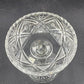 American Brilliant Hand Cut Glass Lead Crystal Pedestal Compote Candy Dish 5.25"