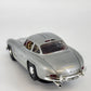 Bburago Mercedes-Benz 300 SL Gullwing 1:24 Diecast Silver Car with Stand 1954