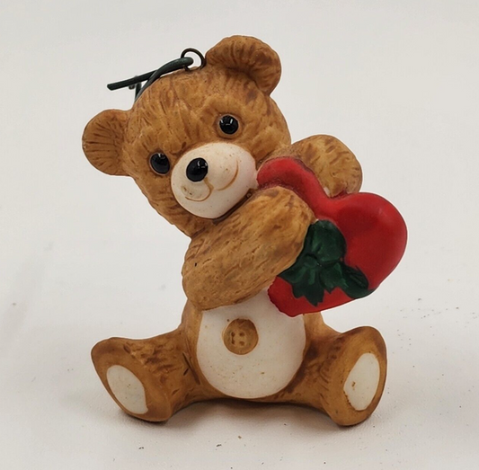 Hallmark Keepsake 1988 Christmas Ornaments Cinnamon Bear 6th in Porcelain Series