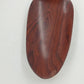 South African Hand Carved Wood Giraffe Salad Serving Fork Spoon Set Brown 13"