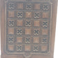 Vintage Faux Carved Wood Plastic Waste Basket Trash Can 14.75" MCM
