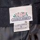 Club Classics Black 3-Button Wool Blazer with Notched Collar Front Pockets Sz 6