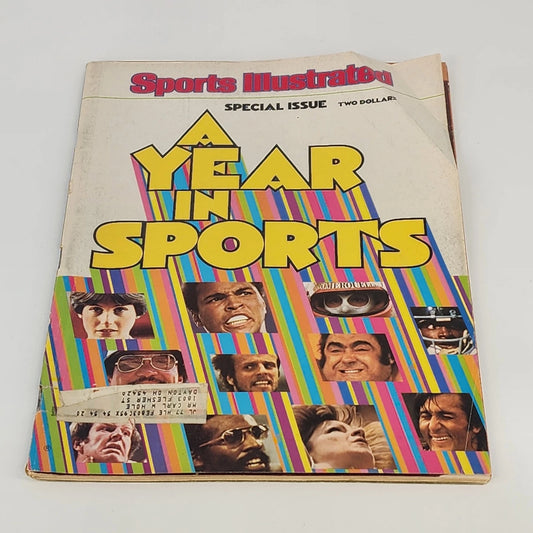 Sports Illustrated 1977 A Year in Sports Special Issue Vintage Magazine 11" USA