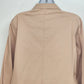 Cote Femme Women’s Peach Jacket Button Up Long Sleeve Size 12 Four Pockets USA
