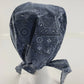 EZ Cool Cooling Du Rag Skull Cap Cowboy Blue Tie Headwrap Elastic Back