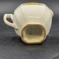 Nebraska Blue Creamer Syrup Pitcher England Blue Rim Flower Accent J&G Meakin