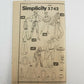 Simplicity 5742 – Halloween Costumes – Toddler Boys & Girls Sizes 2–4 – 1982 – Factory Folded