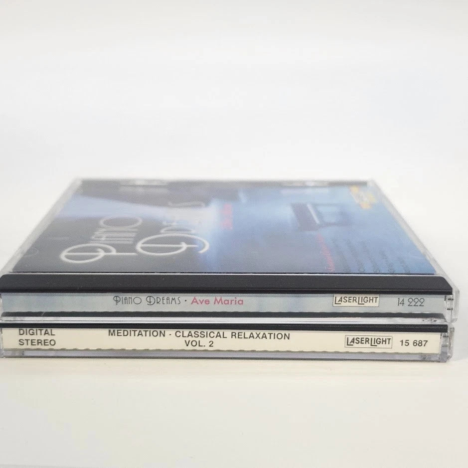 LaserLight Classical 2 CD Piano Dreams Ave Maria Meditation Relaxation Vol 2 Vtg
