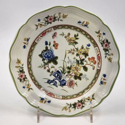 Mikasa Heritage F2006 Imari Bouquet Round Serving Platter with Scalloped Edge 8"