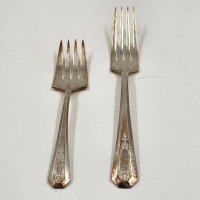 Wm Rogers La France Silverplate Flatware 12 Place Setting 77 Pc Set AA