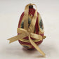 Mr Christmas Egg Trinket Music Box Ornament Bell Valerie Parr Hill Porcelain Vtg