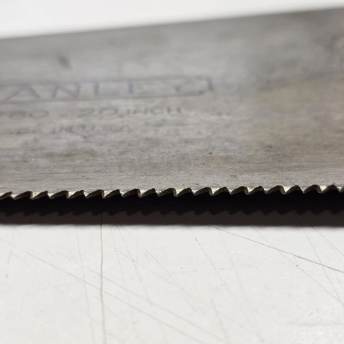 Stanley No 780 20" Hand Saw Wood Leaf Handle Made USA Vintage Carpenter Tool