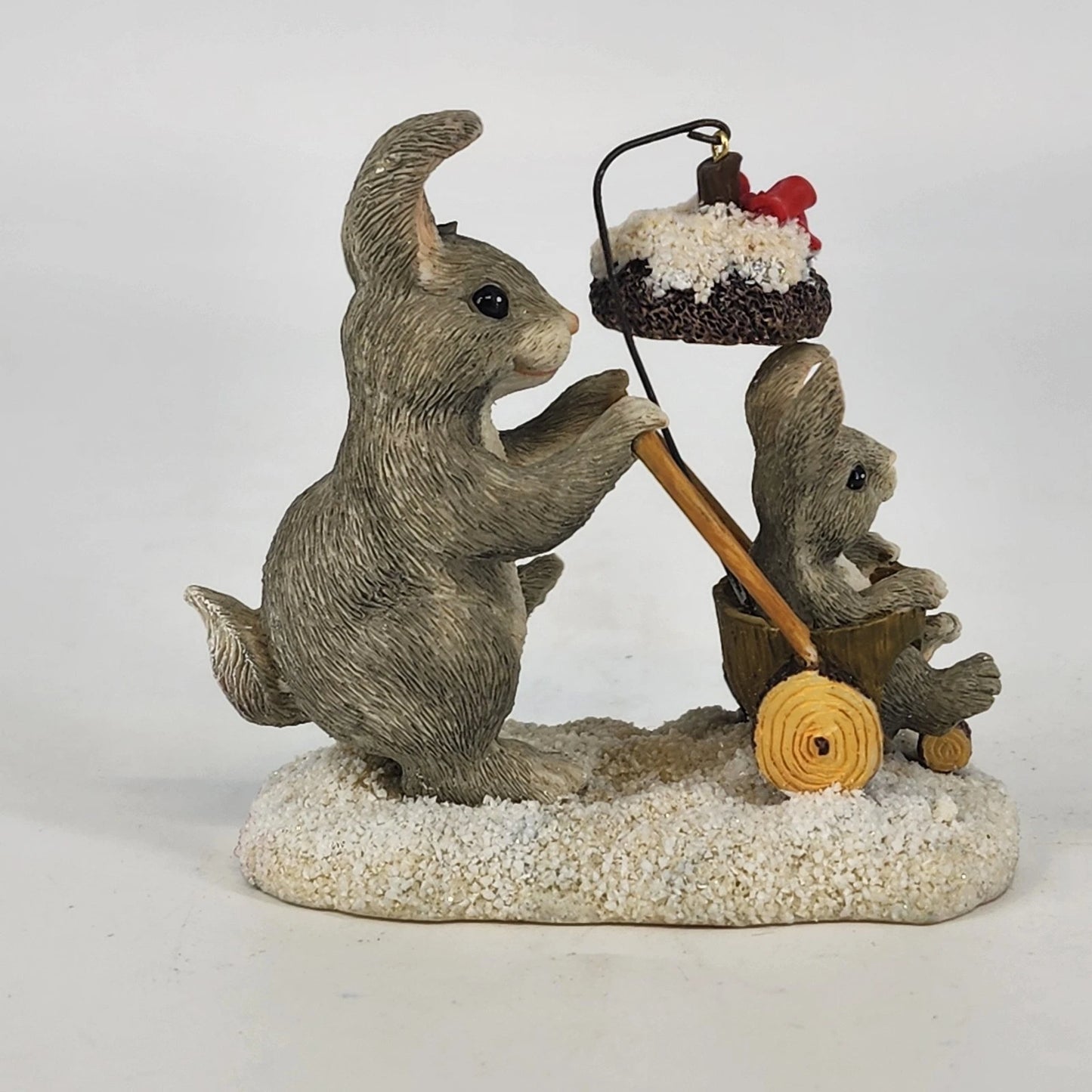 Silvestri Charming Tails Christmas Stroll Dean Griff 1990s Mouse Figurine China