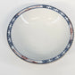 Japanese Imari Covered Rice Bowl Porcelain 6" Hand Painted Cobalt & Rust Vintage