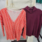 Women’s Tops Lot Size Large 5 Pc Merona Express Escio Bundle Long Sleeve Casual Blouses